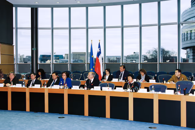 Fotografia 5: EP-Chile delegation meeting