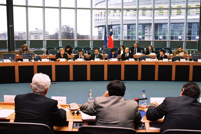 Fotografia 12: EP-Chile delegation meeting