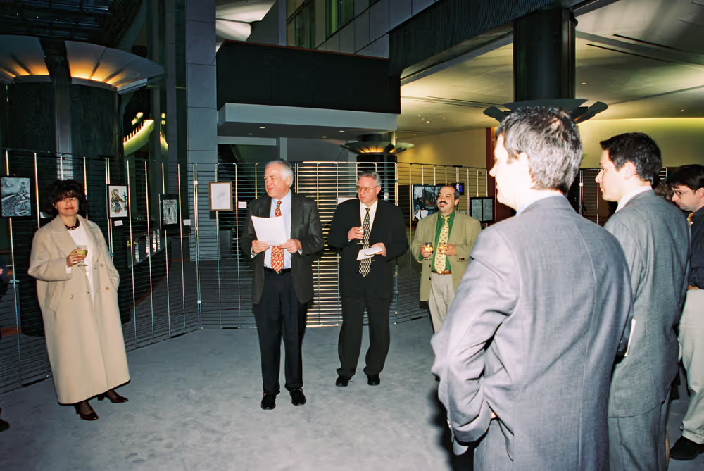 Opening of an exhibition with painter Ruth Priscilla KIRSTEIN in Brussels