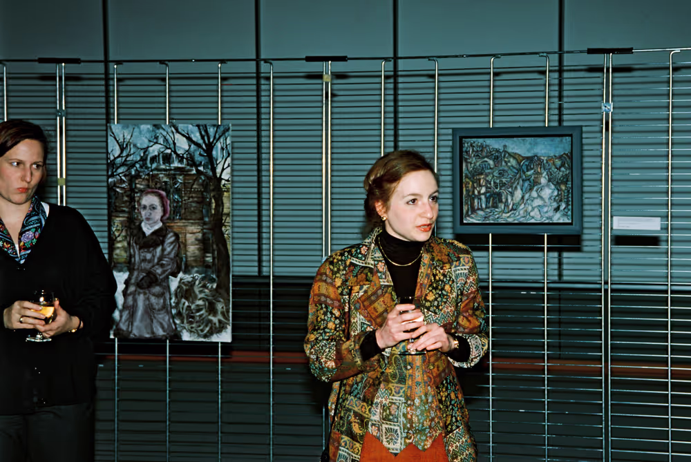 Opening of an exhibition with painter Ruth Priscilla KIRSTEIN in Brussels