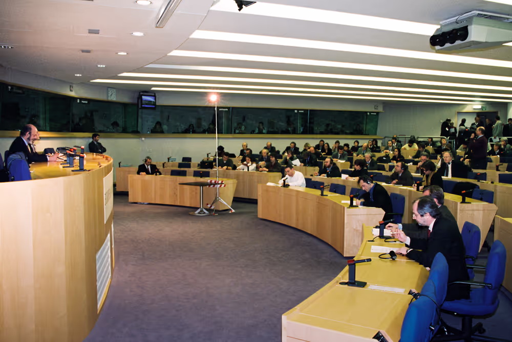 EP President holds a news conference in Brussels