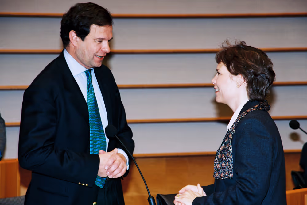 MEP Gunilla CARLSSON takes part in a plenary session in Brussels