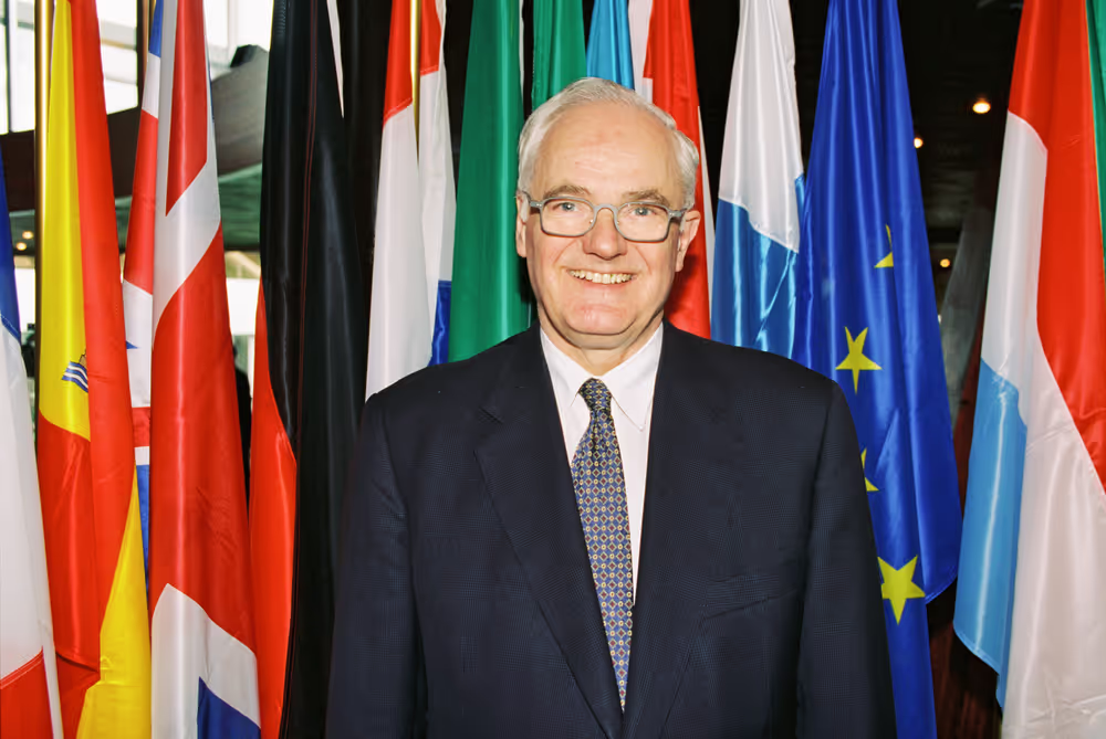 Portrait of MEP Christian ROVSING in Strasbourg