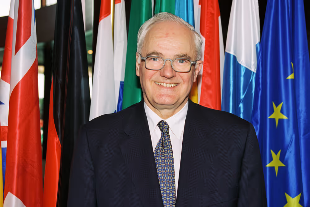 Portrait of MEP Christian ROVSING in Strasbourg