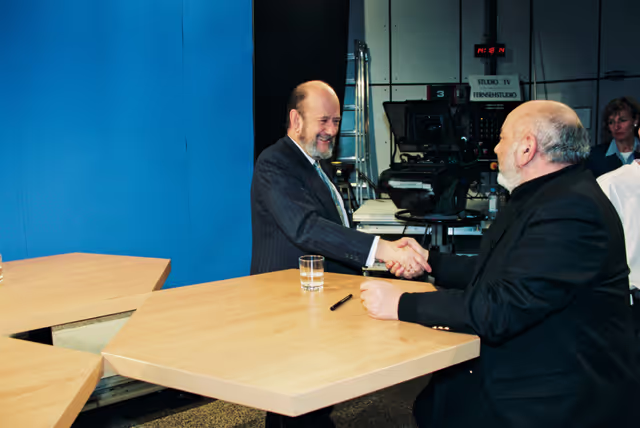 Photo 1: EP President takes part in the France 3 TV broadcast Europeos in Strasbourg