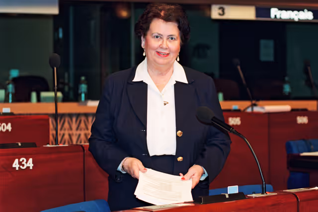 Foto 2: MEP Ritva Tellervo LAURILA speaks in plenary session in Strasbourg