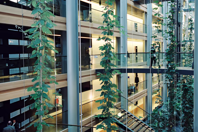 Photo 8: Inside view of the EP building in Strasbourg in 1999.
