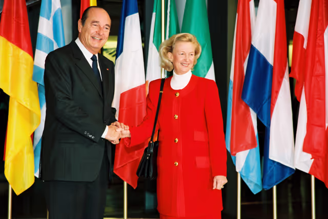 Visit of Jacques CHIRAC, President of France