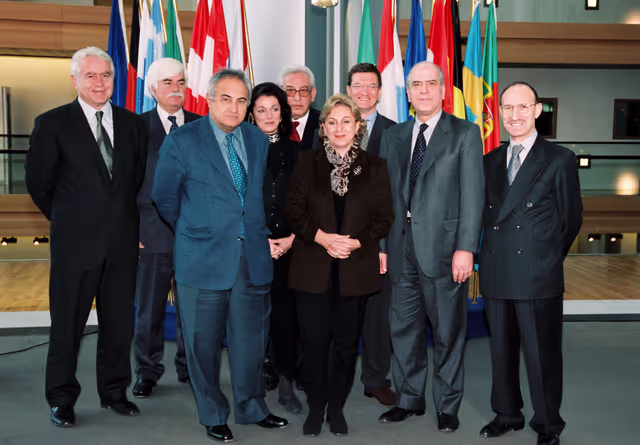 Photo 1 : MEPs in the European Parliament in Strasbourg