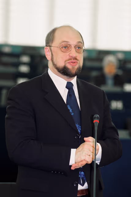 Fotografie 1: MEP Martin SCHULZ at the European Parliament in Strasbourg