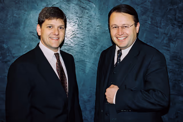 Fotó 13: Othmar KARAS and Paul RÜBIG with their team in the EP in Strasbourg