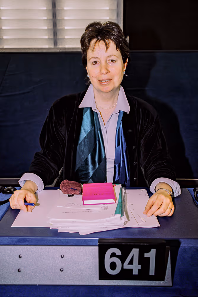 Diana WALLIS in the EP in Strasbourg