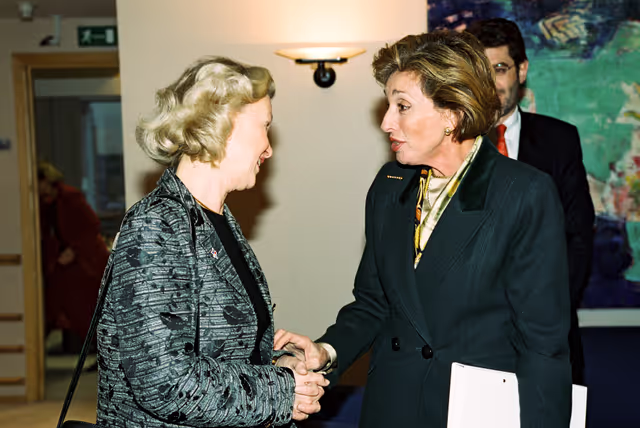 Photo 1: Nicole FONTAINE EP President meets with Maria del Rosario Green Macias, Secretary of Foreign affairs of Mexico