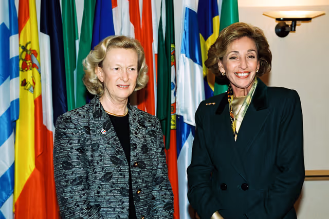 Photo 2: Nicole FONTAINE EP President meets with Maria del Rosario Green Macias, Secretary of Foreign affairs of Mexico