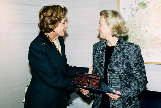 Photo 4: Nicole FONTAINE EP President meets with Maria del Rosario Green Macias, Secretary of Foreign affairs of Mexico