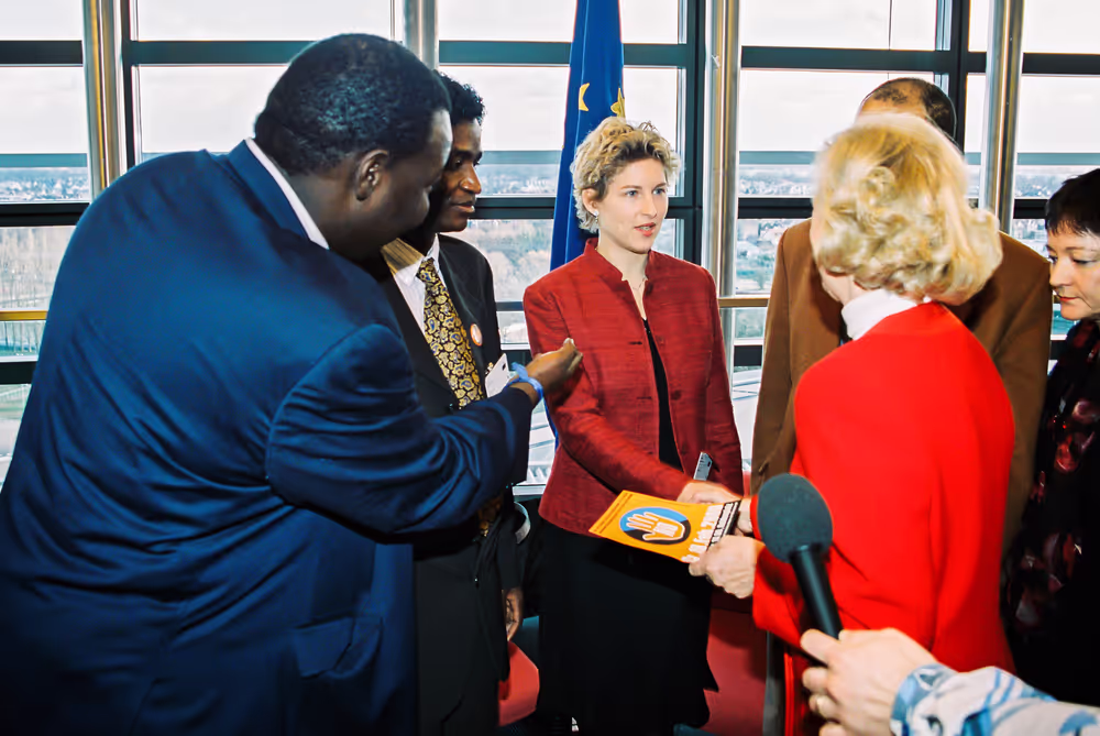 EP President Nicole FONTAINE meets with delegation