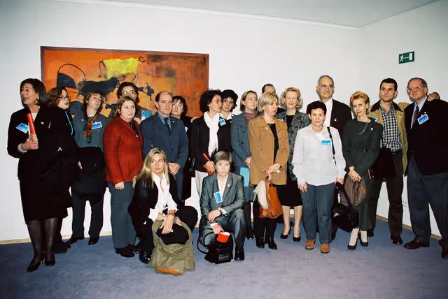 Fotografi 23: Visitors at the European Parliament