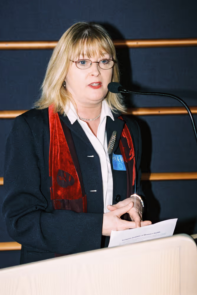 The MEP Heidi HAUTALA in Brussels in March 2000.