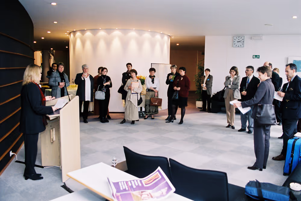 The MEP Heidi HAUTALA in Brussels in March 2000.