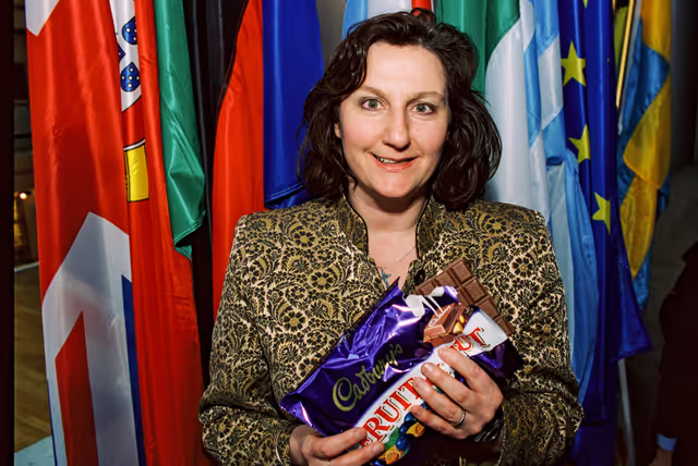 The MEP Arlene McCARTHY in Strasbourg in March 2000.