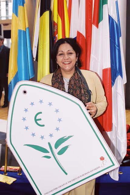 The MEP Neena GILL in Strasbourg in March 2000.