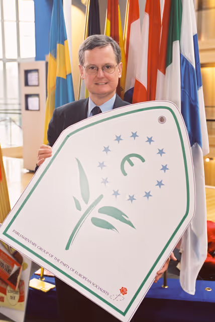 The MEP Gary TITLEY in Strasbourg in March 2000.