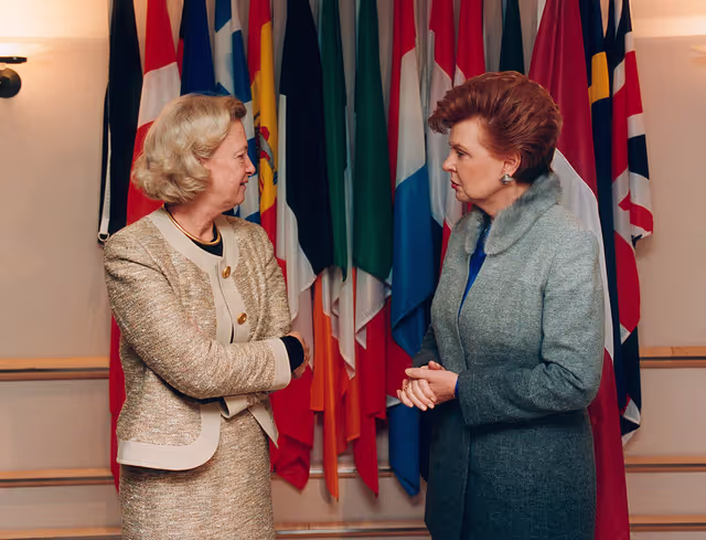 Photo 9: EP President meets with Lavia's President in Brussels