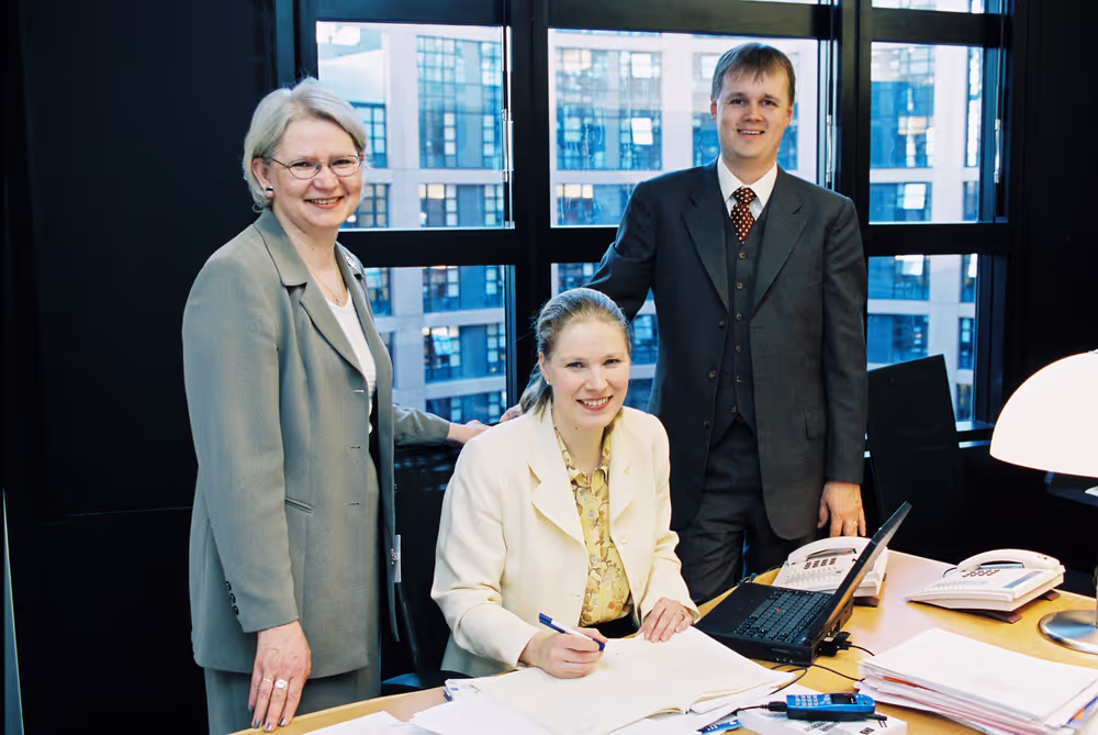 The MEP Marjo MATIKAINEN-KALLSTROM in Strasbourg in March 2000.