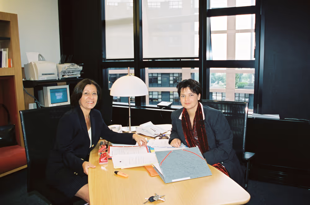 Ewa KLAMT meets with Sabine ZISSENER