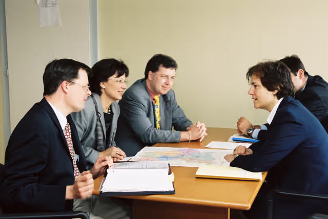 Foto 1: Joachim WUERMELING meets with Markus FERBER