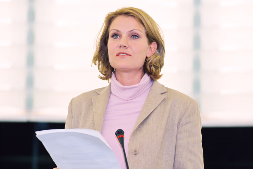 MEP Helle THORNING-SCHMIDT in the European Parliament
