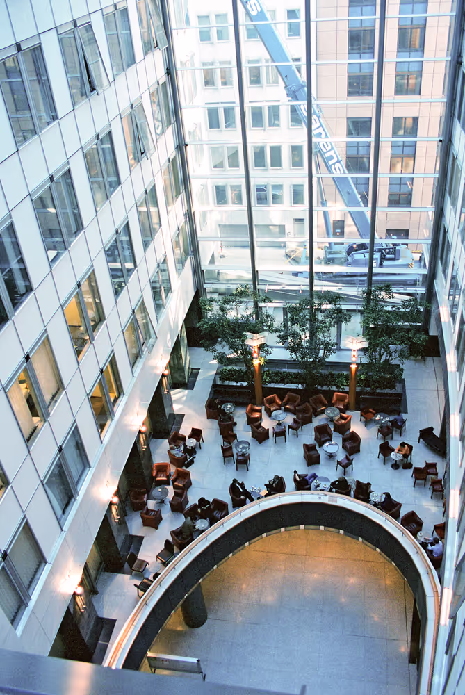 Inside the European Parliament in Brussels