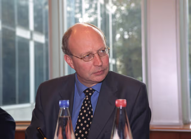 Photo 22: MEP Andrew DUFF attends a meeting in Brussels