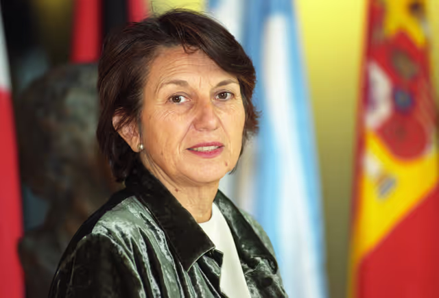 Photo 40: Portrait of MEP Dominique VLASTO in Strasbourg