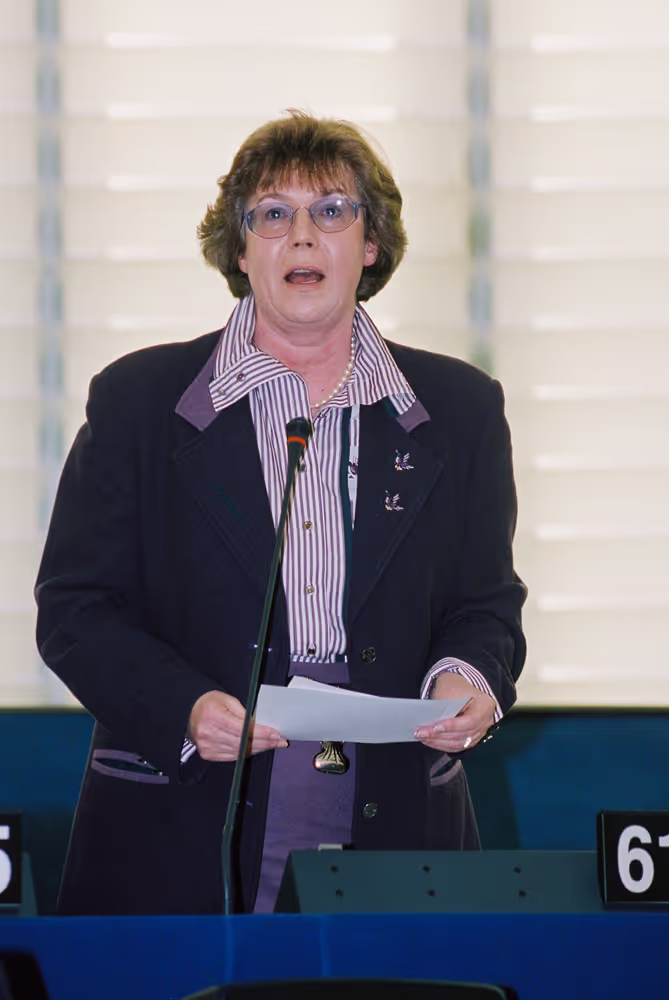 MEP Barbara WEILER takes part in a plenary session in Strasbourg