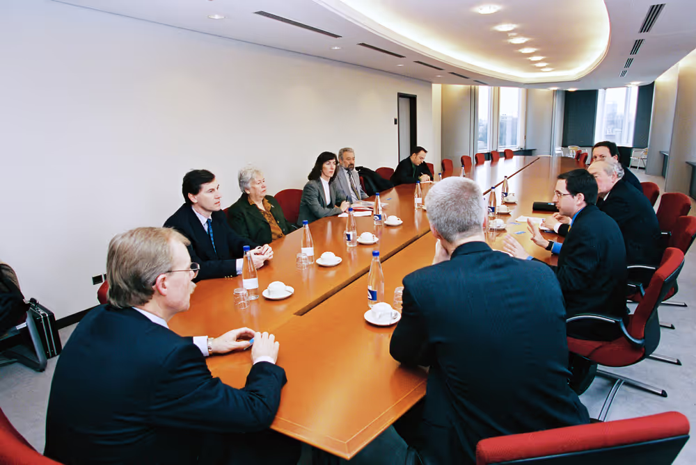 Meeting presided by MEP Mark Francis WATTS in Brussels