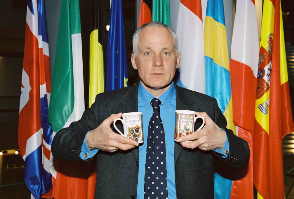 MEP Michael CASHMAN with Tea Cups