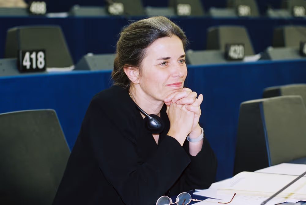 MEP Marie-Therese HERMANGE in the hemicycle in Strasbourg