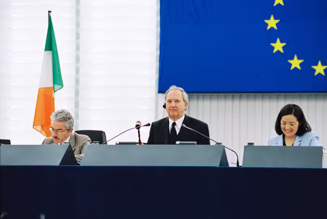 Nuotrauka 4: EP Vice-President Ingo FRIEDRICH presides over a plenary session in Strasbourg