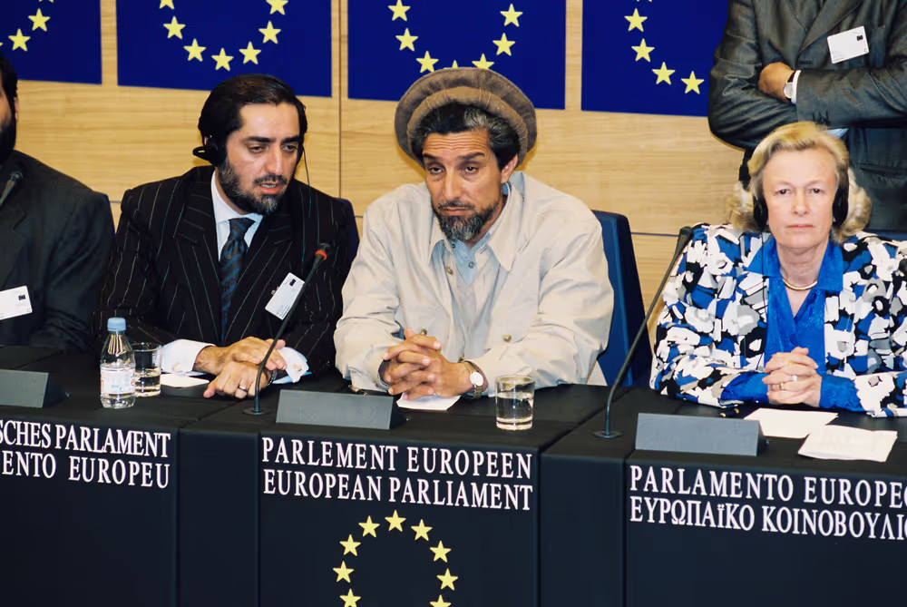 EP President receives Ahmad Shah MASSOUD in Strasbourg - Press conference