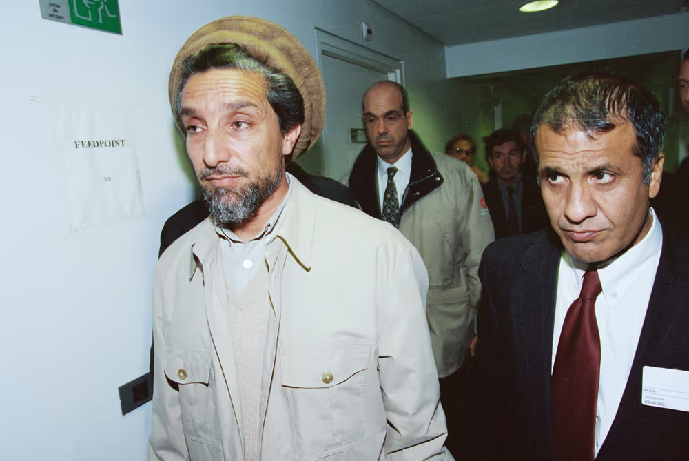 TV broadcast recording with Ahmad Shah MASSOUD in Strasbourg