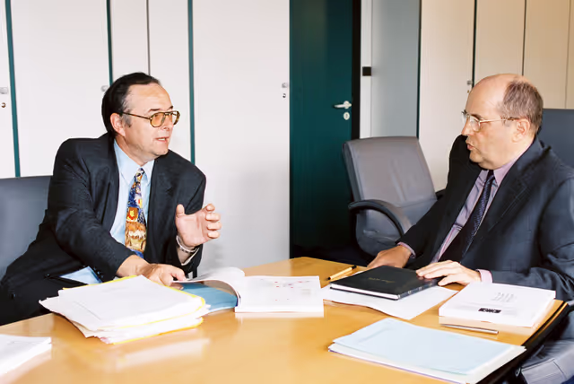 Fotografia 2: Meeting between Mathieu Grosch, Jacob SODERMAN