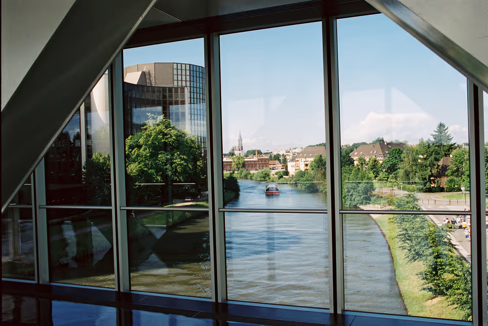 Inside the European Parliament in Strasbourg