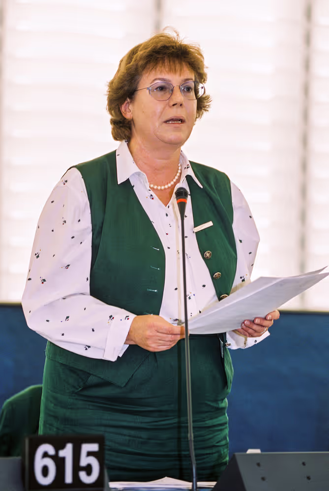 Portrait of Mep during the plenary session in Strasbourg