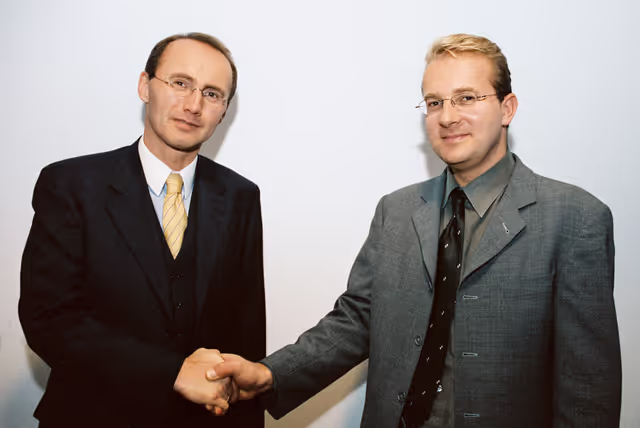 Nuotrauka 7: MEP Othmar KARAS meets with Erich SCHWARZLER