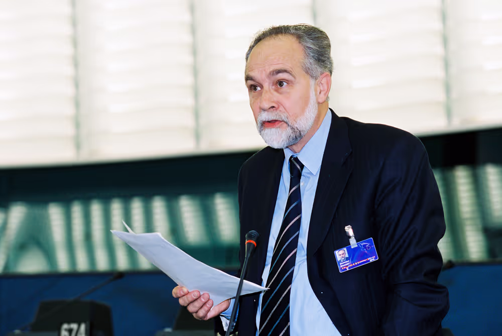 MEP Dominique F.C. SOUCHET during a plenary session in Strasbourg