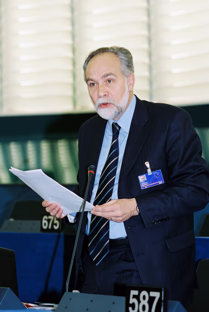 MEP Dominique F.C. SOUCHET during a plenary session in Strasbourg