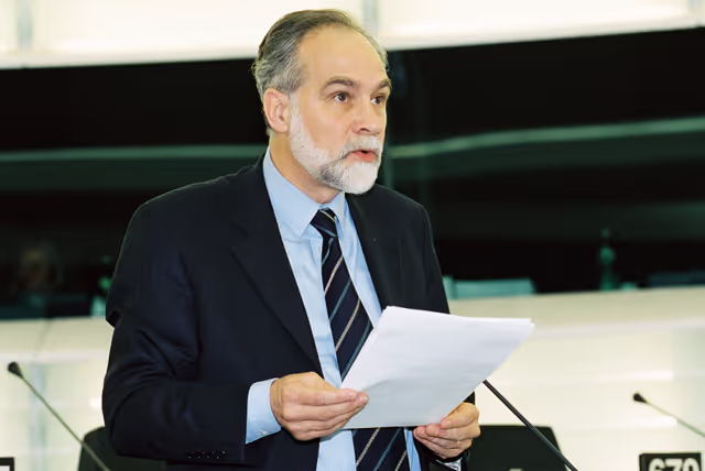 MEP Dominique F.C. SOUCHET during a plenary session in Strasbourg