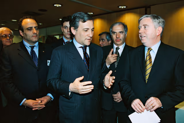 Photo 2 : Pat COX - EP President meets with Antonio TAJANI