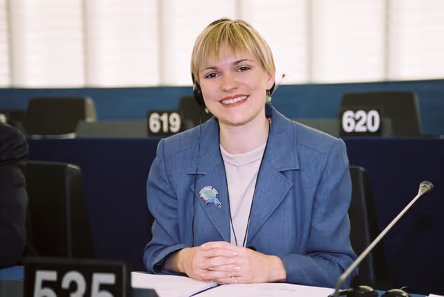 Foto 10: MEP Catherine STIHLER at the European Parliament in Strasbourg